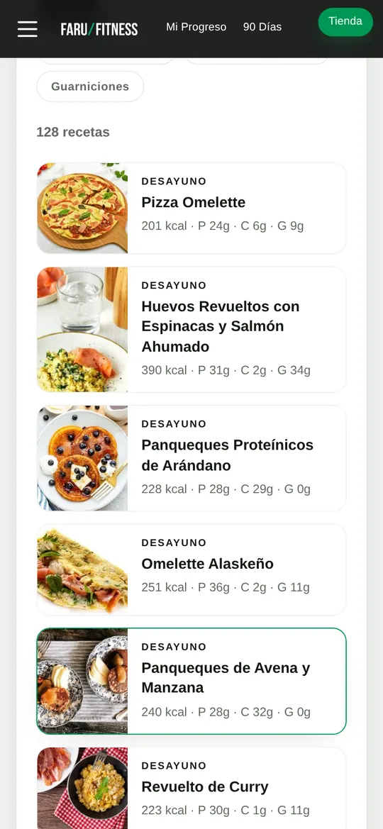 Más de 150 recetas fit con calorías y macros